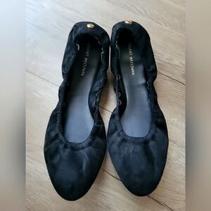 Stuart WeitzmanSuede Shirred Ballet Flats sz 7.5 m